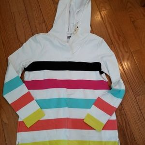 Talbots stripe sweatshirt